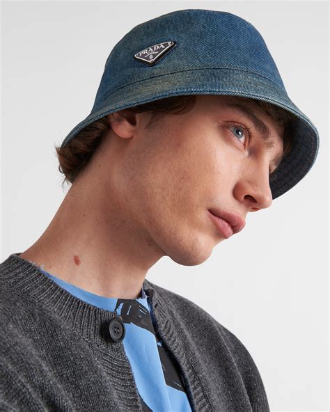 prada bucket hat light blue|Prada bucket hat dupe.